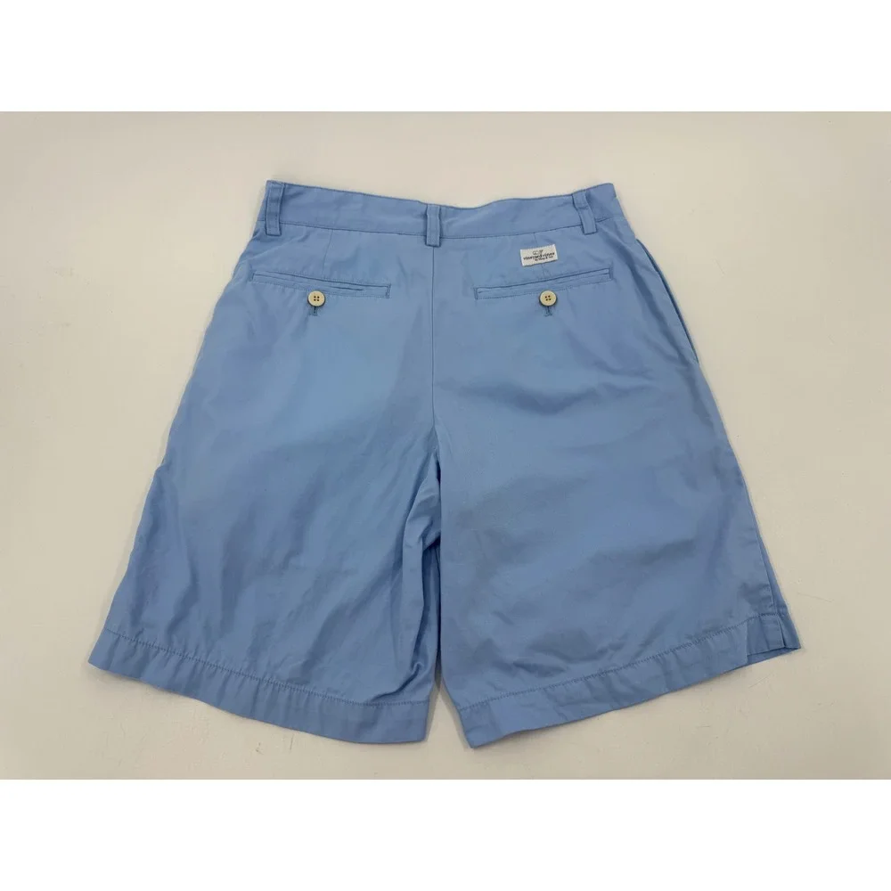 Vineyard Vines Mens 28 Club Short Light Blue Cotton‎ Twill Chino Shorts 1H0001
